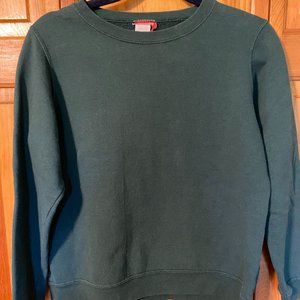 Vintage Green Hanes Crewneck